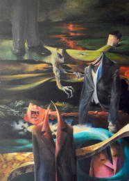 Öl/Leinwand/Karton, 70 x 50