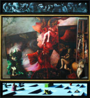 Öl/Leinwand auf Holz, 80 x 74